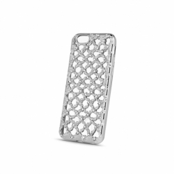 Husa SAMSUNG Galaxy A5 2016 - Flower Diamond (Argintiu)