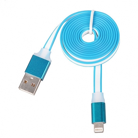 Cablu Slim Date & Incarcare APPLE Lightning (Albastru)