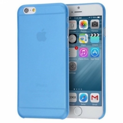 Husa APPLE iPhone 6/6S -  Ultra Slim (Albastru Transparent)