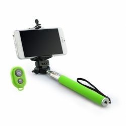 Selfie Stick Universal cu Bluetooth (Verde) Blun