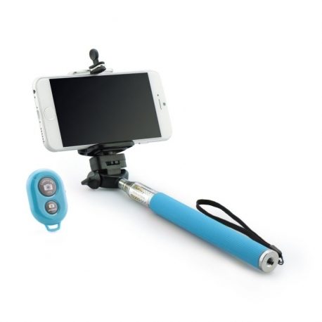 Selfie Stick Universal cu Bluetooth (Albastru) Blun
