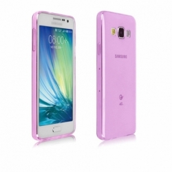 Husa SAMSUNG Galaxy A3 -  Ultra Slim (Roz Transparent)