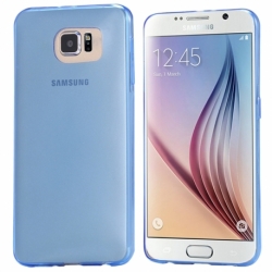 Husa SAMSUNG Galaxy S6 -  Ultra Slim (Albastru Transparent)
