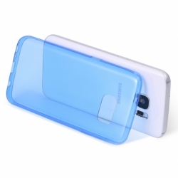 Husa SAMSUNG Galaxy S7 Edge -  Ultra Slim (Albastru Transparent)