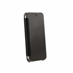 Husa SAMSUNG Galaxy S6 - Flip Wallet Clear (Negru)