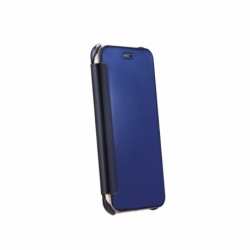 Husa SAMSUNG Galaxy S6 - Flip Wallet Clear (Bleumarin)