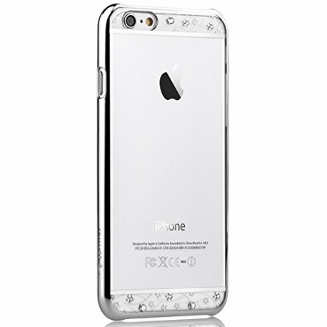 Husa APPLE iPhone 6/6S - Comma Crystal Bling (Argintiu)