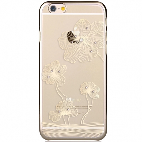 Husa APPLE iPhone 6/6S - Comma Crystal Ballet (Auriu)