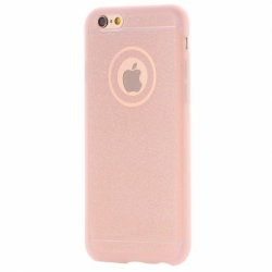 Husa APPLE iPhone 6/6S Plus - Glitter (Roz)
