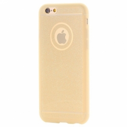 Husa APPLE iPhone 5/5S/SE - Glitter (Galben)