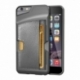 Husa APPLE iPhone 6/6S - Slot Card Piele (Gri)