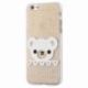 Husa APPLE iPhone 6/6S - Fashion (Shinny Bear Auriu)