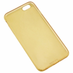 Husa APPLE iPhone 6/6S -  Ultra Slim (Auriu Transparent)