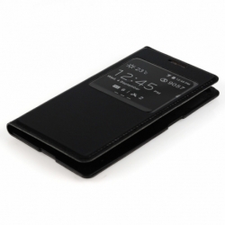 Husa SAMSUNG Galaxy Note 2 - Flip Cover (Roz)