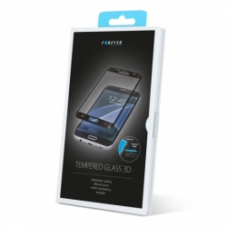 Folie de Sticla 3D SAMSUNG Galaxy S6 Edge (Negru) Forever