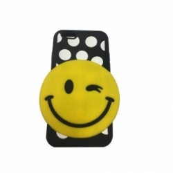 Husa APPLE iPhone 5/5S/SE - 3D (Smiley Galben)