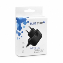 Incarcator 2A + Cablu MicroUSB (Negru) Blue Star