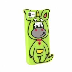 Husa APPLE iPhone 6/6S - 3D (Dinozaur Verde)