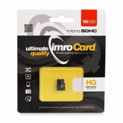 Card MicroSD 16 GB Clasa 10 IMRO