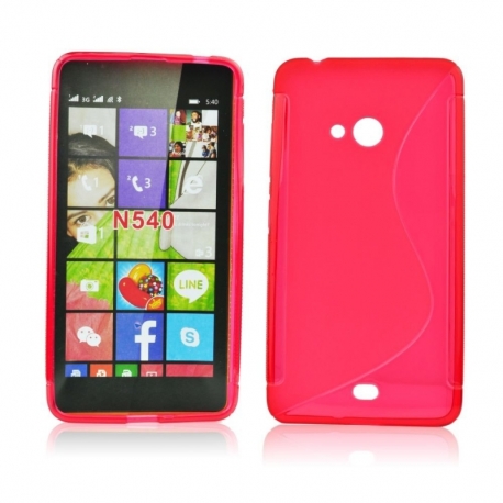 Husa MICROSOFT Lumia 435 / 532 - S-Line (Rosu)