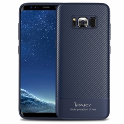 Husa SAMSUNG Galaxy Note 8 - Ipaky Carbon (Albastru)
