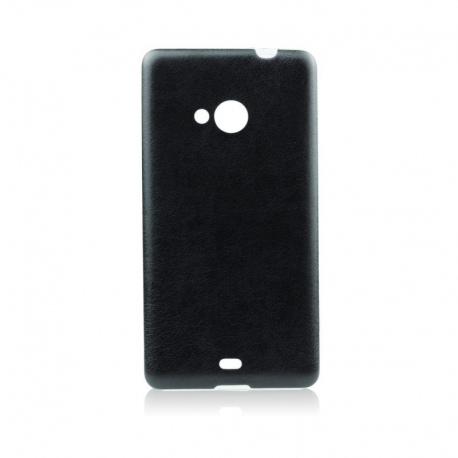 Husa MICROSOFT Lumia 640 - Jelly Piele (Negru)