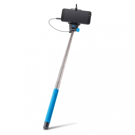 Selfie Stick Universal cu Cablu (Albastru) MP-400 Forever