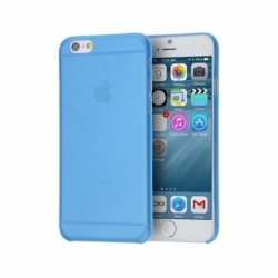 Husa APPLE iPhone 6/6S Plus - Ultra Slim (Albastru Transparent)