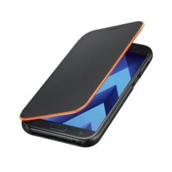 Husa Originala SAMSUNG Galaxy A5 2018 / A8 2018 - Flip Wallet (Negru)