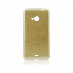 Husa MICROSOFT Lumia 640 - Jelly Piele (Auriu)
