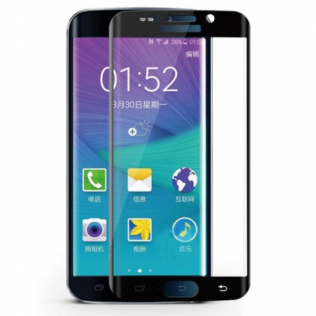 Folie de Sticla Full Face SAMSUNG Galaxy S6 Edge Plus (Negru)