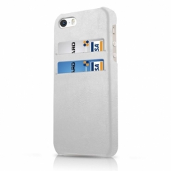 Husa APPLE iPhone 5/5S/SE - IT Skins Slot Card (Alb)