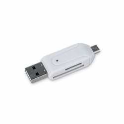 Adaptor OTG USB 2.0 - MicroUSB & Reader Card SD & Micro SD (Forever)