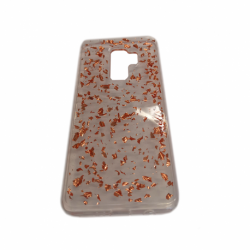 Husa SAMSUNG Galaxy S9 - Metal Flakes (Roz-Auriu)
