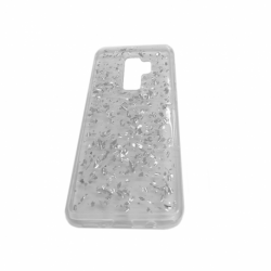 Husa SAMSUNG Galaxy S9 Plus - Metal Flakes (Argintiu)