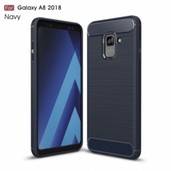 Husa SAMSUNG Galaxy A5 2018 / A8 2018 - Carbon (Bleumarin)