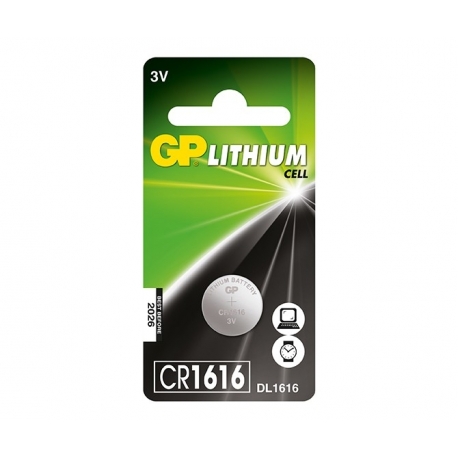 Baterie GP Lithium 3V CR1616-7C5 (? 16 x 1.6mm)