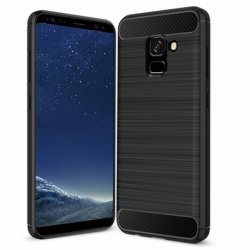 Husa SAMSUNG Galaxy A5 2018 / A8 2018 - Carbon (Negru) Forcell