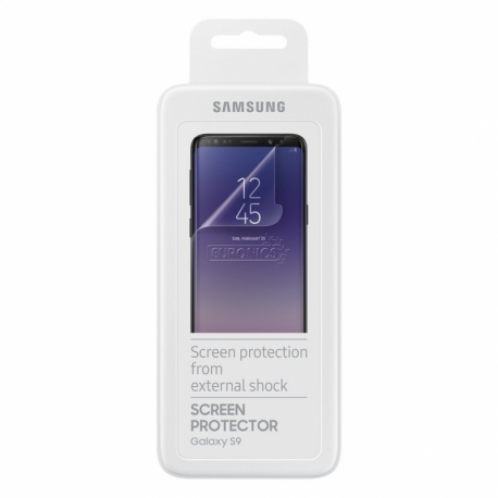Folie de Protectie Full Cover Originala SAMSUNG Galaxy S9 (Transparent) - 2 buc.