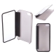 Husa APPLE iPhone 4/4S - Flip Cover Clear (Transparent&Negru)
