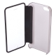 Husa APPLE iPhone 5/5S/SE - Flip Cover Clear (Transparent&Negru)