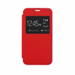 Husa SAMSUNG Galaxy S5 - S-View (Rosu)