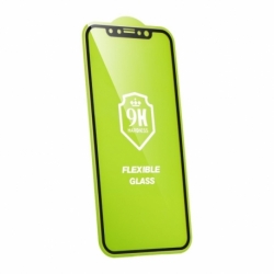 Folie 5D Flexibila SAMSUNG Galaxy A6 Plus 2018 (Negru) Nano Full Glue