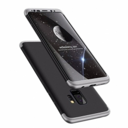 Husa SAMSUNG Galaxy S9 Plus - 360 Grade (Negru cu Argintiu)