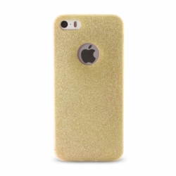 Husa APPLE iPhone 4/4S - Ultra Glitter (Auriu)