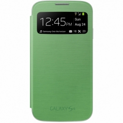 Husa Originala SAMSUNG Galaxy S4 - Flip Cover (Verde)