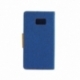 Husa APPLE iPhone 5/5S/SE - Canvas Book (Albastru)