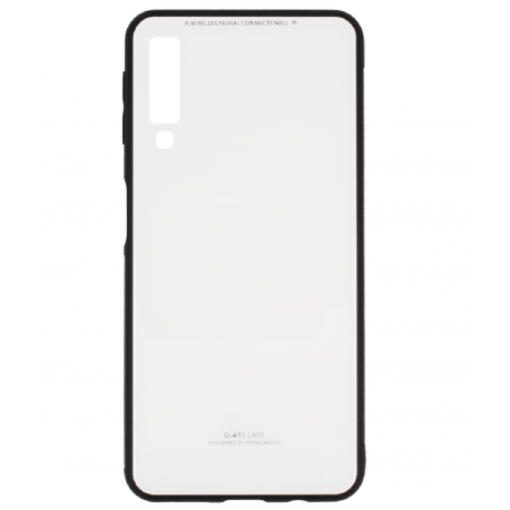 Husa SAMSUNG Galaxy A7 2018 - Glass (Alb)