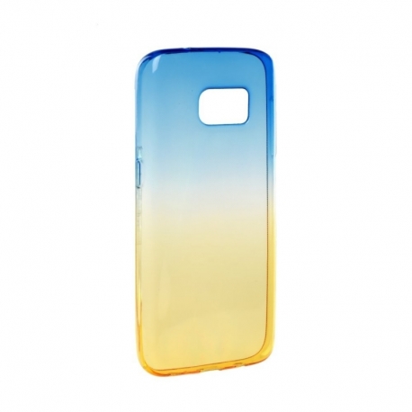 Husa SAMSUNG Galaxy S7 - Ombre (Albastru/Auriu)