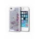 Husa APPLE iPhone 4/4S - Glitter Lichid (Argintiu)